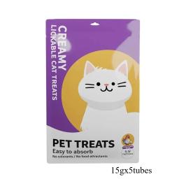 Grande Capacidade Cat Snacks, Wet Food, frango, Vieira, atum, salmão, Pet Wet Food, Pet Acessórios, Pet fornecimentos, 75g x 20 sacos - Image 4