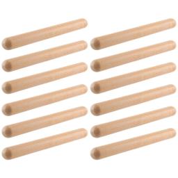 Instrumento De Percussão Musical Para Crianças, Claves De Madeira, Bastões De Ritmo, Brinquedo, 6 Pares - Image 1