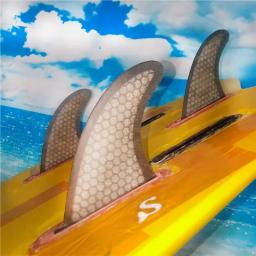 Bilong futures g3 pequenas barbatanas de prancha de surf de fibra de carbono quilhas barbatanas propulsores favo de mel prancha de surf sup fin barbatanas de prancha de surf - Image 5