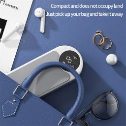 Máquina portátil de limpeza doméstica, limpador ultrassônico de cápsula limpa de 450ml, máquina de limpeza de joias para anel, óculos, escova de maquiagem - Image 4