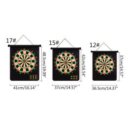 Alvos de dardos magnéticos para crianças, conjunto de dardos de jogo de tabuleiro de dois lados, alvos de rolo para cima - Image 6