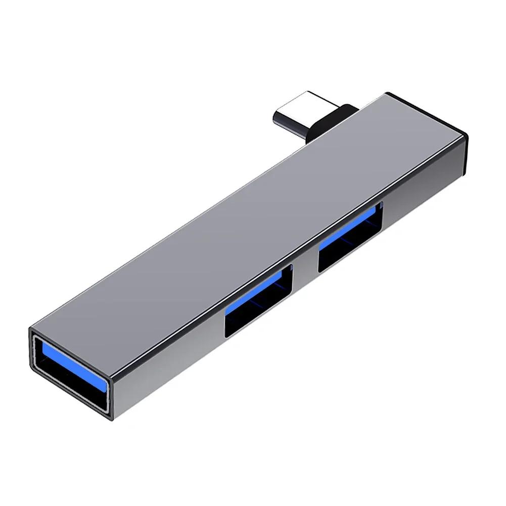 Estação de ancoragem USB para computador, 3-em 1, velocidade de 5,0Gbps, 3 portas de expansão Dock Hub, OTG, USB 3.0, tipo C, 3.0 a 3 USB para PC, laptop - Image 1