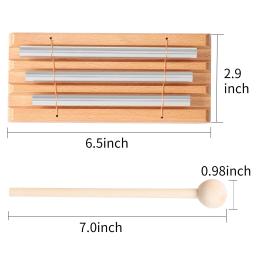 Miwayer energia carrilhão percussão, sino mão meditação sinos, ferramentas do professor lembrete sintonizado energia sinos instrumento de música com - Image 6