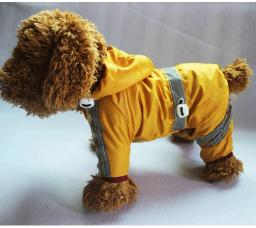 À prova dwaterproof água roupas para cães pequenos animais de estimação capa de chuva casaco de cachorro york chihuahua roupas para cães suprimentos protetor solar à prova de vento - Image 1