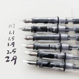 7 pçs/set caneta tinteiro escrita caligrafia caneta paralela arte ponta plana tibetano árabe para alfabeto caligrafia papelaria - Image 1