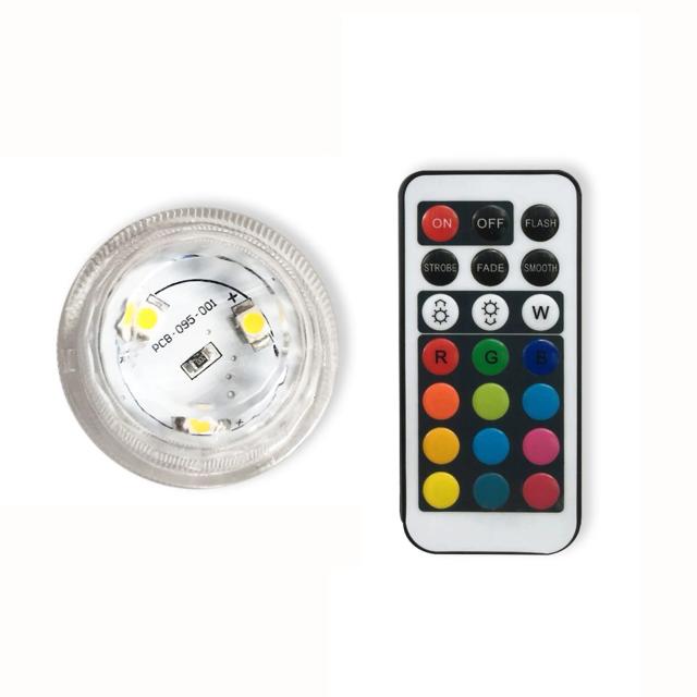 Luz LED Subaquática Multicolorida com Controle Remoto para Aquários, Lagoas e Eventos Festivos