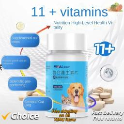 Vitamina Anti-Queda Suplemento Nutricional Universal para Cães e Gatos, Ilumina a Cor do Cabelo e Melhora a Qualidade do Cabelo - Image 1