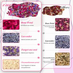 Confete de casamento para festa, flor seca natural, decoração de casamento biodegradável, festa de aniversário, pétala de rosa vermelha, DIY, biodegradável - Image 3