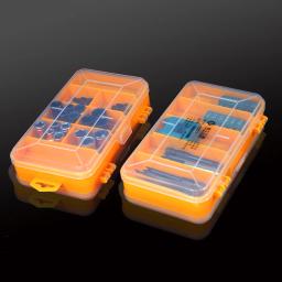 Multifuncional Double-Sided Hardware Organizer Box, estojo de ferramentas de armazenamento de plástico, caixa retangular para peças eletrônicas - Image 2