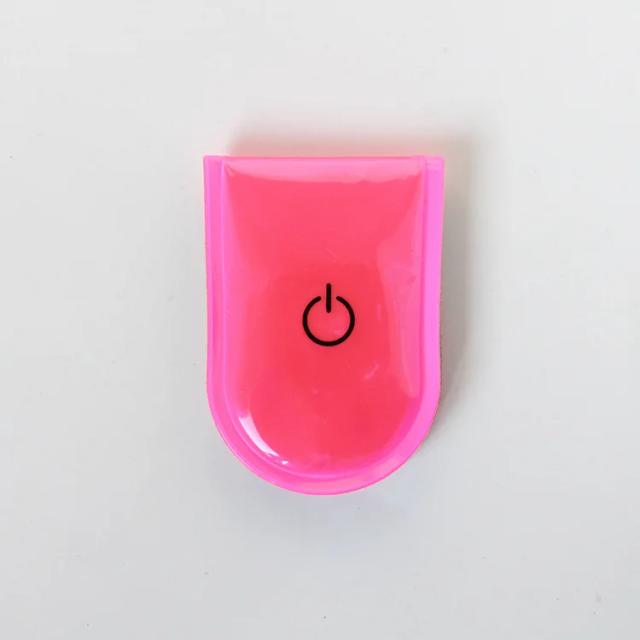 Luz de Segurança LED para Corrida Noturna e Ciclismo em Montanha com Clipe Reflexivo