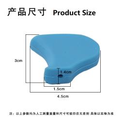 Silicone e borracha dedo protetor para tiro com arco, acessórios tiro com arco, tiro com arco espaçador, clipe, tradicional, arco, caça, tiro com arco, protetor do dedo, 2pcs - Image 3