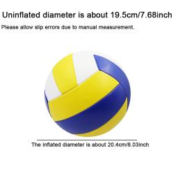 Professional PVC Voleibol para Treinamento Indoor, Competição Profissional, Beach Game Ball, Outdoor, No.5, 1Pc - Image 6