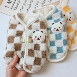Roupas de gato sem pêlos quentes, suéter cardigan com fivela, lindo colete Sphynx, fantasia para gatos, inverno - Image 4