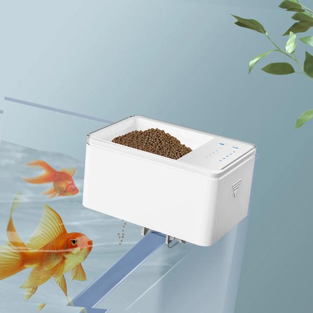 Alimentador Automático Inteligente para Peixes com Temporizador e Capacidade de 70ml a Pilhas
