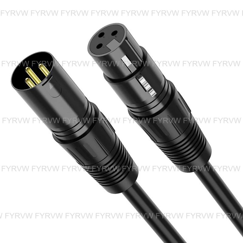 XLR Macho para Fêmea XLR Microfone Cabo de Extensão Balanceado Speaker, Cabo de Som para Rádio Estação Cabo - Image 1