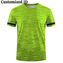 T-shirt de fitness rápida personalizável, roupa desportiva masculina, respirável, casual, ao ar livre, fitness, treino, verão, novo, 2023 - Image 1