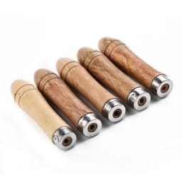 Conjunto de alça de arquivo de madeira, colar de metal forte, 5 peças para ferramenta de artesanato de arquivo, substituição portátil, venda quente, novo - Image 5