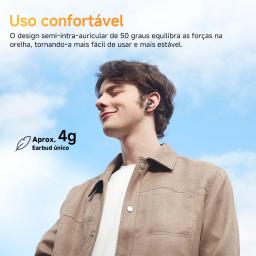 QCY HT10 AilyBuds Pro+ ANC Fone de ouvido sem fio Hi-Res Audio com LDAC Bluetooth 5.3 Fones De Ouvido 6 Mic AI HD Chamada Conexão Multiponto - Image 6