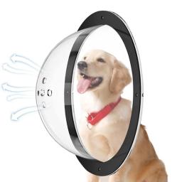 Janela acrílica durável do animal de estimação com furos do ar, Cerca transparente do cão para o filhote, Peek Dome - Image 6