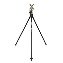 Leve alumínio liga Pro tiro vara tripé, 360 ° girando em forma de V cabeça, altura e ângulo controlado por gatilho para caça - Image 1