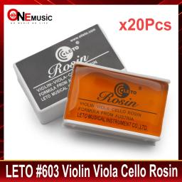 Leto Square Shape Rosin e Viola com caixa de plástico, violino preto, boa qualidade, 20pcs, #603 - Image 1