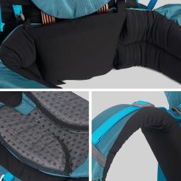 Mochila de Escalada Profissional Naturehike com Sistema de Suspensão, Bolsa Esportiva ao Ar Livre, Caminhadas, Trekking, Camping, 55L, 65L - Image 4