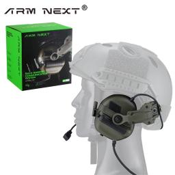 Arm próximo f30 tiro earmuffs capacete tático fone de ouvido protetor auditivo eletrônico caça ativo redução ruído fone de ouvido - Image 3