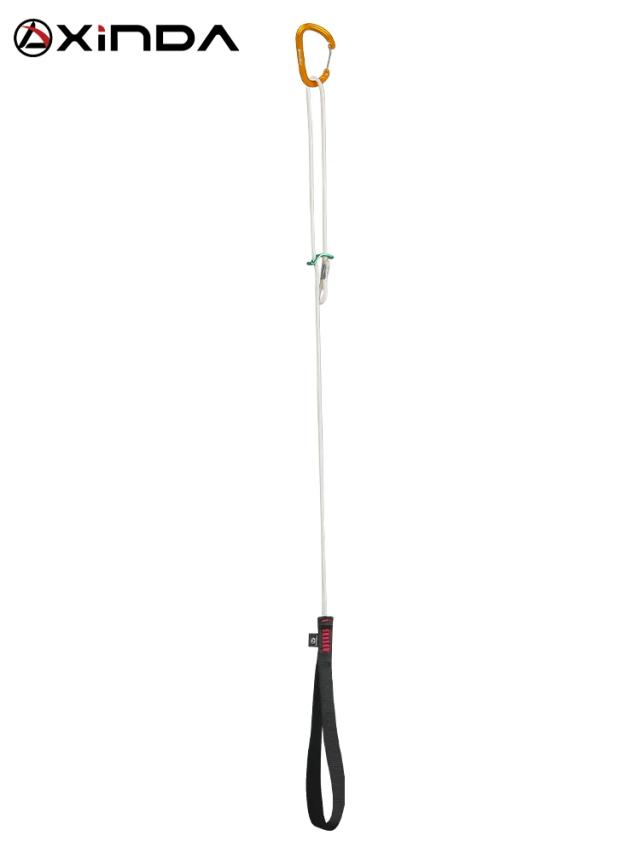 Cinto Ajustável de Escalada em Poliester com Loop para Pé - Equipamento Leve e Prático para Ascensão em Rocha