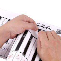 Piano portátil impermeável, PE teclado prática cartão, instrumentos musicais, flexível 88 chave, eletrônico - Image 3