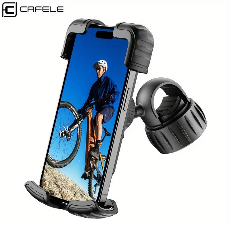 CAFELE-Suporte do telefone móvel para motocicleta, suporte do telefone celular, anti-shake, scooter universal, bicicleta, suporte de equitação, 4.7-7.2" - Image 1