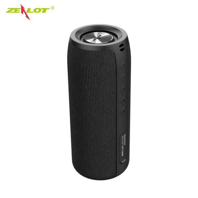 Zealot S51 Caixa de Som Bluetooth Portátil Subwoofer à Prova d'água IPX5 Duplo Emparelhamento 1800mAh