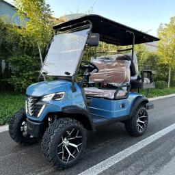 4 assentos novo modelo 50000w ac motor elétrico caça buggy carrinho de golfe 48/60v lítio clube carro utilitário adultos carrinhos de golfe elétricos - Image 3