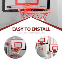 Mini WC Indoor Basketball Set para Crianças, Moldura de parede, Jogo Divertido Seguro para Crianças, Cesta de Levantamento em Pé, Presente - Image 4