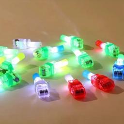 50 pçs led luzes de projeção luzes de dedo dos desenhos animados luzes de projeção favores de festa das crianças iluminar brinquedos - Image 5