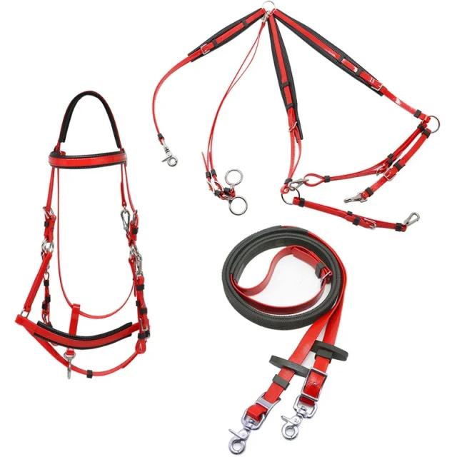Selaria Personalizada Nylon e PVC Durável - Sela Ocidental/Inglês Elegante