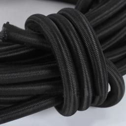 10m preto forte elástico corda cabo bungee choque cabos stretch string banda de borracha ao ar livre escalada caminhadas faixas titular powful - Image 6