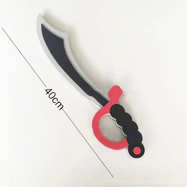 Espada de Espuma Pirata Infantil Vermelha 41cm