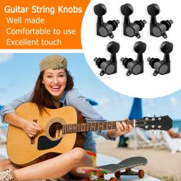 Guitarra elétrica vintage Tuning Pegs, acessórios de instrumentos musicais, afinador, completo fechado, 6pcs - Image 1