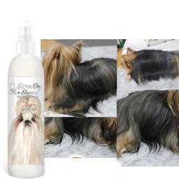 Shine-On + Shen Leave-In Pet Condicionador, Revestimento Detangling Spray, Sujeira Limpa, Suave, Shine-On, Casaco de Cão, 4 oz - Image 3