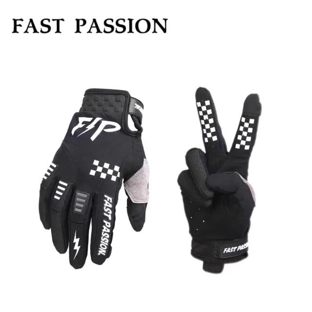 FAST PASSIN Luvas de Motocicleta com Tela Sensível ao Toque