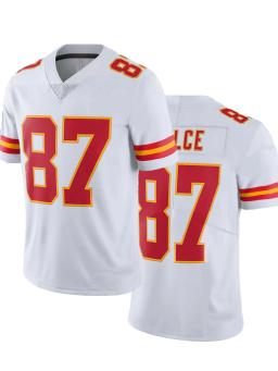 Respirável Rugby Jersey para Homens, Especial Camisas De Futebol, Americano, Novo, Cidade Chiefs, Esportes, Meninos, No 87, 2024 - Image 3