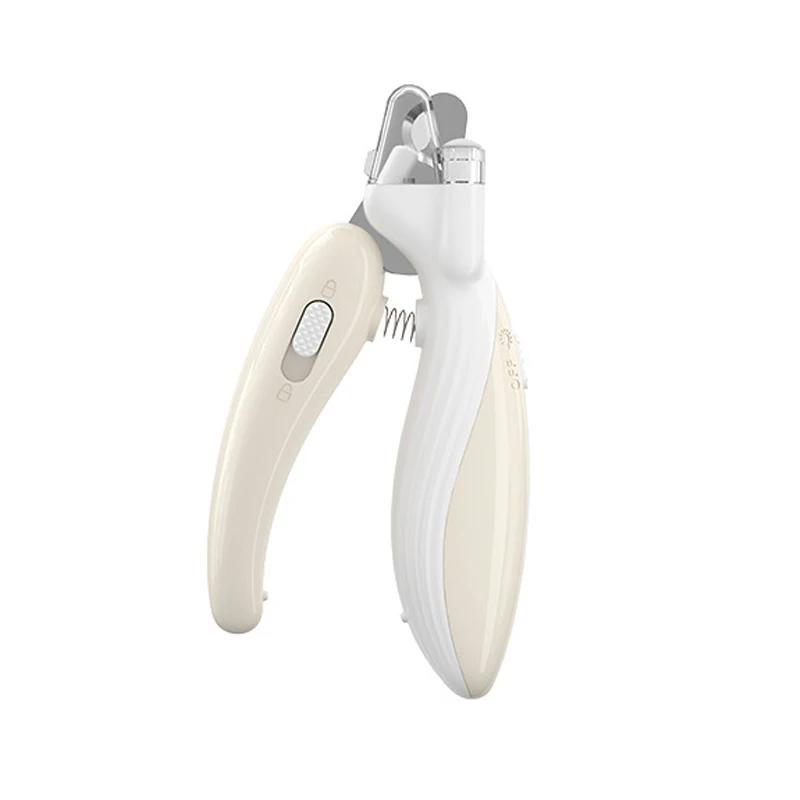 Cortadores de unhas profissionais com luz LED para animais de estimação, tesoura para gatos e cães, à prova de respingos, cortador de unhas - Image 1