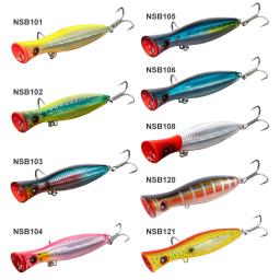Noeby 12cm43g 16cm78g 20cm154g grande jogo popper iscas de pesca topwater wobbler isca dura artificial para gt isca de pesca de água salgada - Image 3