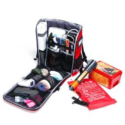 Kit de primeiros socorros de emergência Resgate retardador de chamas impermeável Kit de primeiros socorros vazio Mochila de fuga Saco médico de casa - Image 3