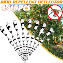 Pássaro exterior Repeller Reflective Assalto Stick, dissuasor espiral, decoração agrícola do assombro - Image 1