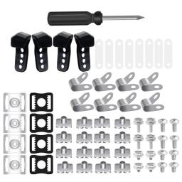 Futebol portátil capacete Repair Kit, viseira clipes, junta de borracha, parafuso porcas, peças de reposição do capacete, leve, portátil - Image 2