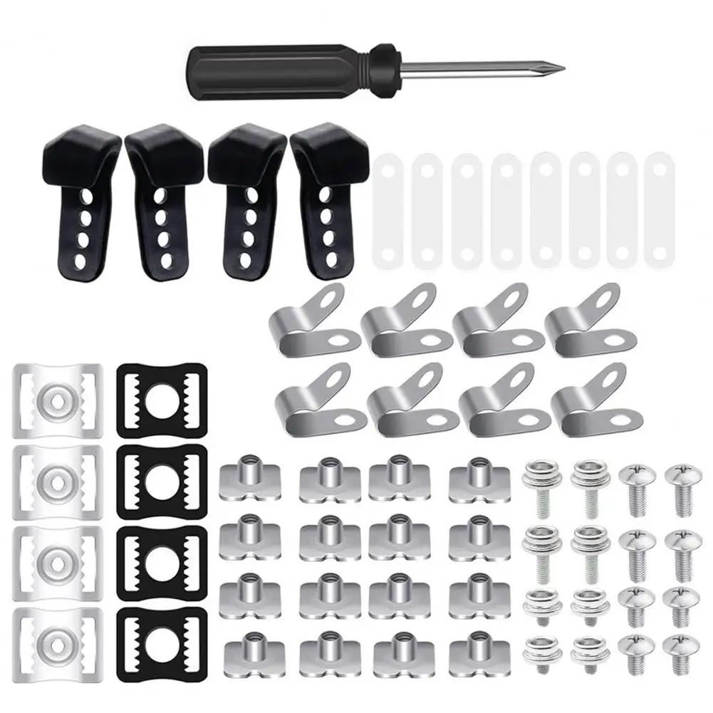 Futebol portátil capacete Repair Kit, viseira clipes, junta de borracha, parafuso porcas, peças de reposição do capacete, leve, portátil - Image 1