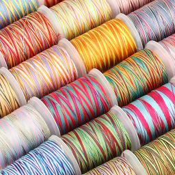 Fio Colorido Arco-íris para Costura, Suprimentos Artesanais, Linha de Bordado, Fazer Jóias, Acessórios de Vestuário DIY, 0.2mm, 3 Vertentes - Image 2
