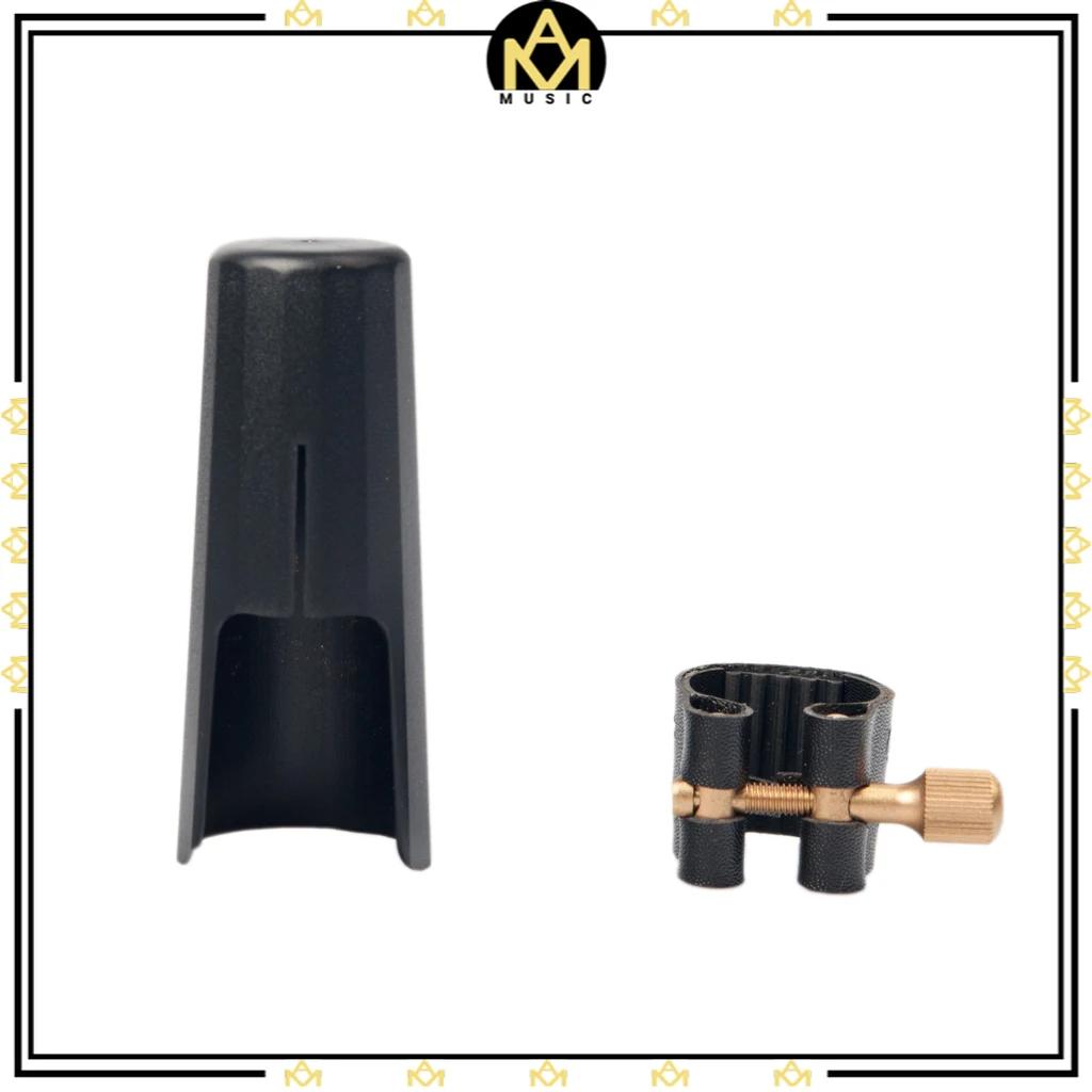 Prendedor de ligadura de couro dos acessórios do saxofone de soprano sax com tampão plástico - Image 1