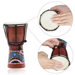 Tambor profissional africano, instrumento musical para adultos, tambores de mão para festa, bar, casa, igreja, 4 polegadas, bango - Image 4